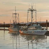 Fish Boats, Steveston - Artist Mike Radford